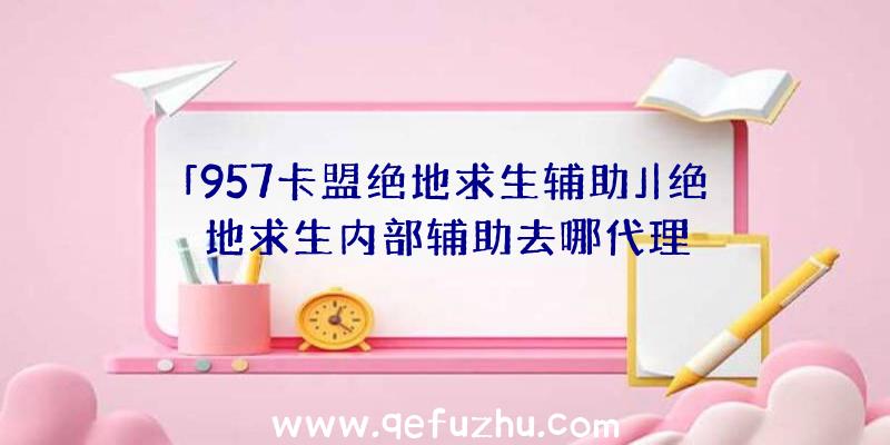 「957卡盟绝地求生辅助」|绝地求生内部辅助去哪代理